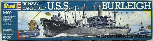 Revell 1/400 USS Burleigh US Navy C-3 Cargo Ship, 05086 plastic model kit